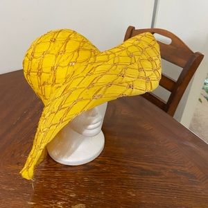 Summer yellow hat